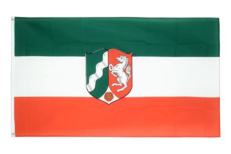 Nordrhein Westfalen Flagge 90 x 150 cm - MaxFlags - FlaggenPlatz.ch