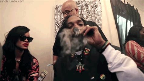 Snoop Dogg Smoking Weed Gif