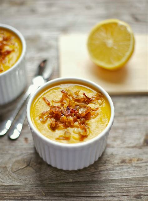 Pumpkin Soup with Crispy Shallots - A Calculated Whisk