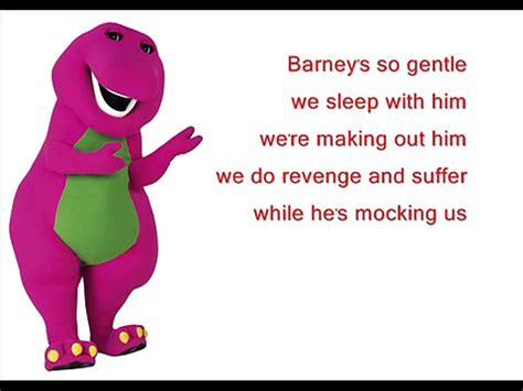 25 best ideas for coloring | Barney Dinosaur Song