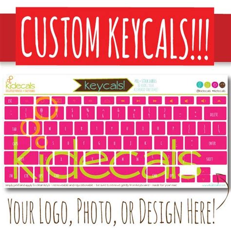 Custom Keyboard Stickers | kidecals | Keyboard stickers, Computer decal ...