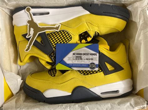 Air Jordan 4 Retro Tour Yellow GS 2021, Women's Fashion, Footwear ...