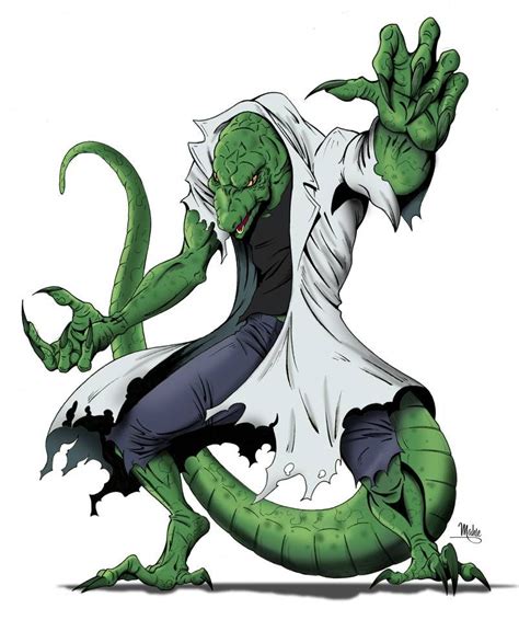 The Lizard by MikeMahle | Comic book artwork, Marvel villains, Comic art