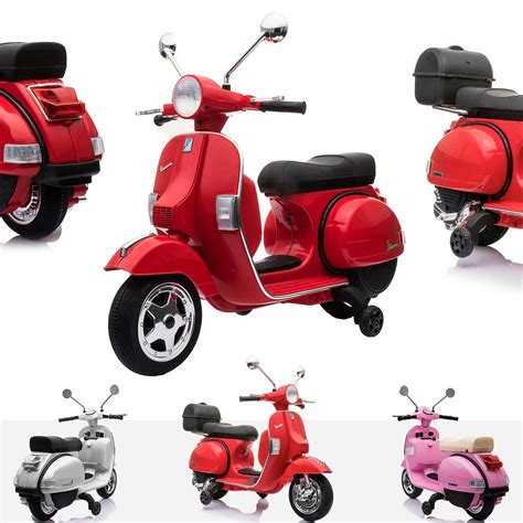 Vespa Licensed PX150 12V Kids Electric Ride on Motorbike | RiiRoo ...