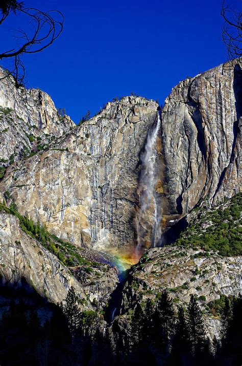 Upper Yosemite Falls Rainbow Photograph by Scott McGuire - Fine Art America