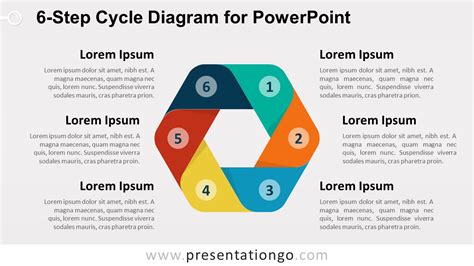 6-Step Cycle Diagram for PowerPoint - PresentationGO.com