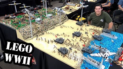 Huge LEGO WWII D-Day Omaha Beach Battle with 200 Minifigures! | Brick Finds & Flips