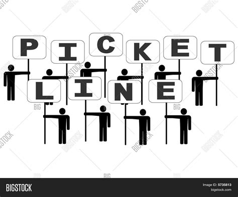 People On Picket Line Image & Photo (Free Trial) | Bigstock