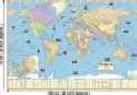 WORLD POLITICAL MAP | Map Size (40 inch X 28 inch) World English Maps ...