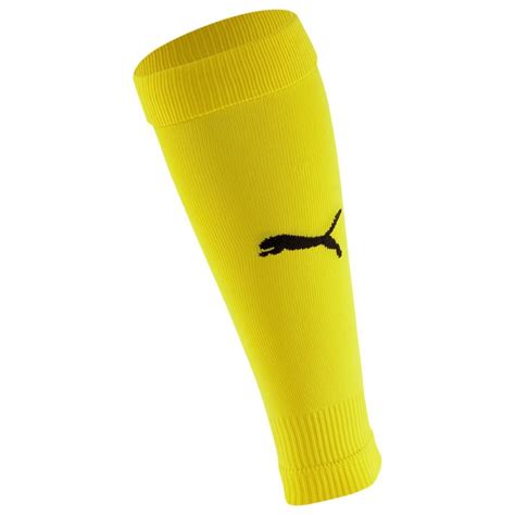 PUMA teamGOAL 23 Leg Sleeve - Cyber Yellow/PUMA Black | www.unisportstore.com