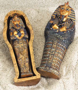 King Tut Coffin with Mummy - Egyptian Gift Shop