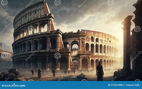 Image of a Day in the Roman Empire, History Scene, Gladiators, the ...