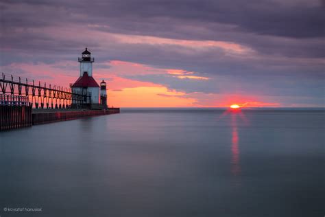 Sunset at St Joseph Lighthouse | St. Joseph Lighthouse Durin… | Flickr