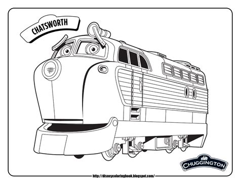 Chuggington 1: Free Disney Coloring Sheets | Learn To Coloring