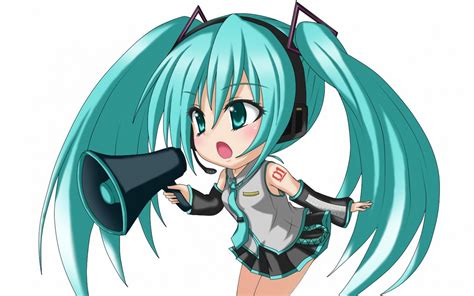 Hatsune Miku Chibi Wallpaper - WallpaperSafari