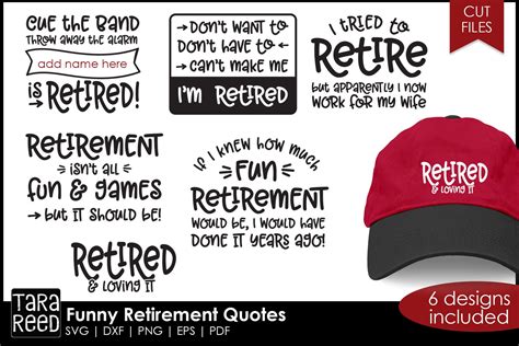 Funny Retirement Quotes for Crafters Graphic by TaraReedDesigns ...