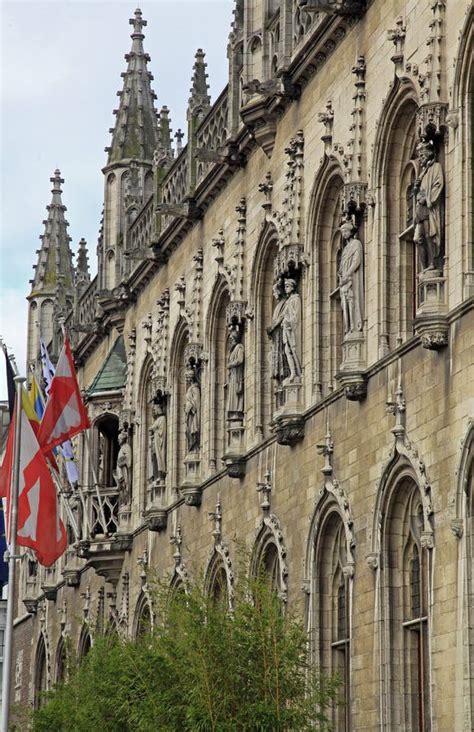 The City Hall of Kortrijk Belgium Stock Photo - Image of hall ...