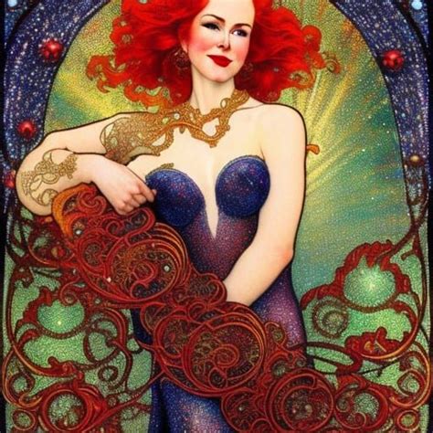 Nicole Kidman as Satine, Moulin Rouge - AI Generated Artwork ...