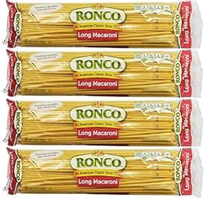 Amazon.com : Ronco Long Macaroni (Pack of 4) : Grocery & Gourmet Food