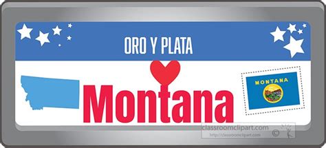 Montana State Clipart - montana-state-license-plate-with-motto-clipart ...