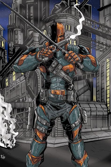 #Deathstroke #Fan #Art. (Deathstroke) By: Darlinginc. (THE * 5 * STÅR * ÅWARD * OF: * AW YEAH ...