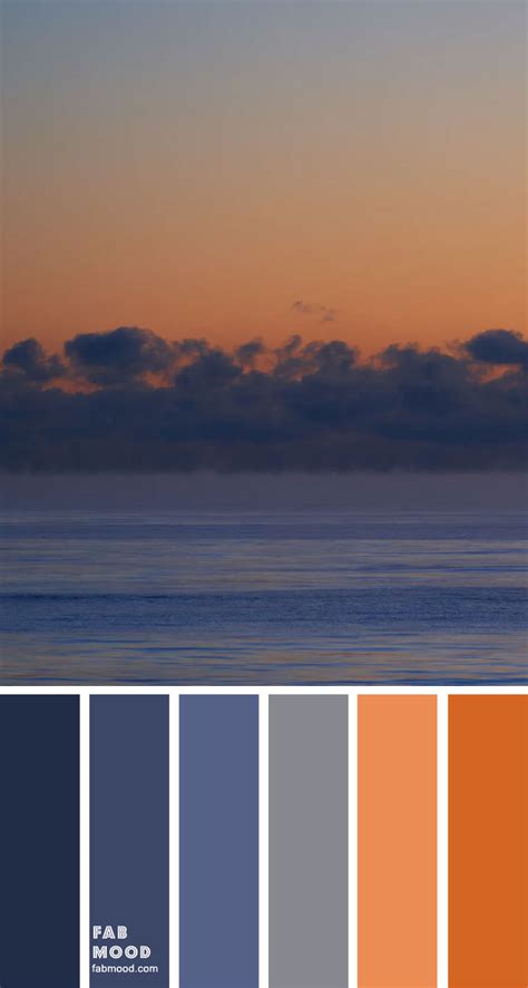 Color Inspiration – Indigo and Terracotta Sky Inspired – Color Palette #41 1 - Fab Mood ...