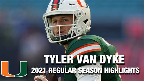 Tyler Van Dyke 2021 Regular Season Highlights | Miami QB - Win Big Sports