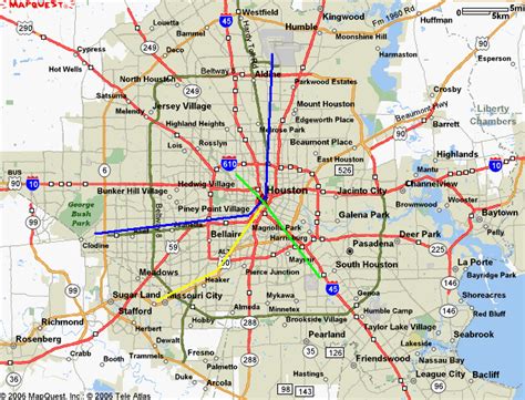 Houston Subway Map - TravelsFinders.Com