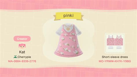 Pink Dress - Animal Crossing Pattern Gallery & Custom Designs