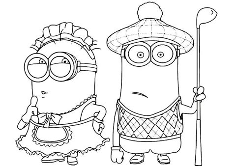 Minion Despicable Me Coloring Pages