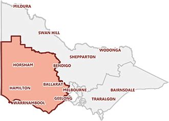 Map of Western Victoria Region