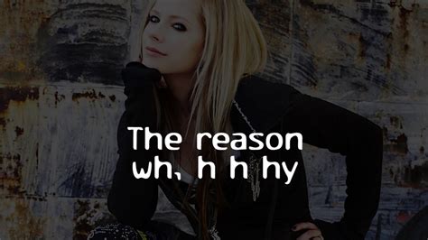 Avril Lavigne - Smile (Lyrics) - YouTube