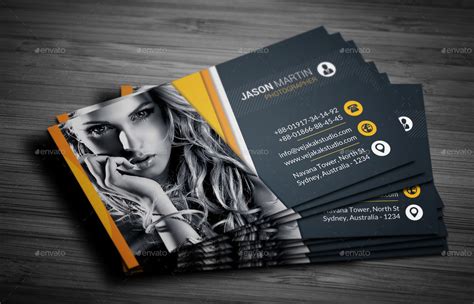 Photography Business Card in 2021 | Photography business cards template, Free business card ...