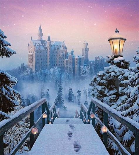 SCHLOSS NEUSCHWANSTEIN IM WINTER . | Winter scenery, Neuschwanstein castle, Winter pictures