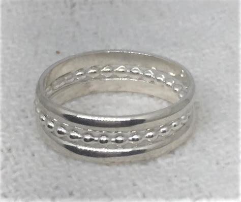 Stackable Solid Sterling Silver Rings Set of 3 Individual - Etsy