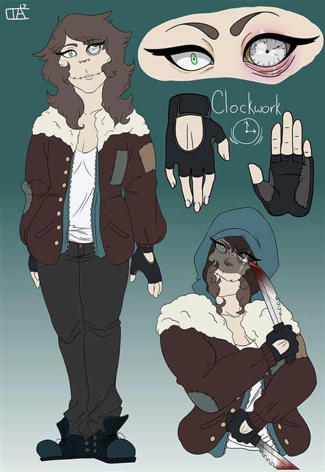 Clockwork Character Ref. by RandomnessCreativity, clockwork creepypasta HD phone wallpaper | Pxfuel