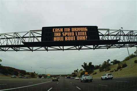 Here Are The Funniest Submissions From ADOT's Highway Sign Contest ...