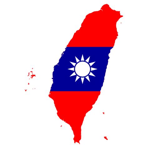 Taiwan Map Flag | Free SVG