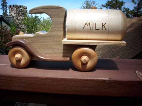 milk truck | Wooden toy car, Wooden toys, Toy car