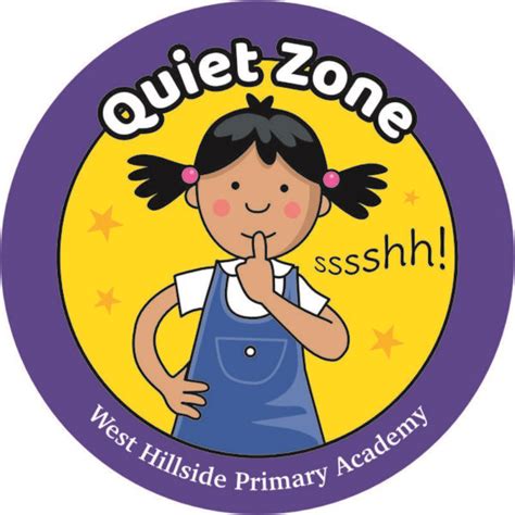 Quiet Zone Sign - Customised Zone Sign For Your School