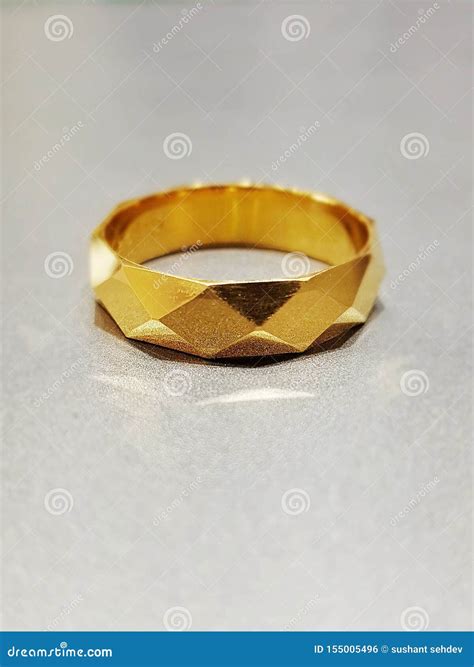 Diamond cut mens ring stock photo. Image of diamondcut - 155005496