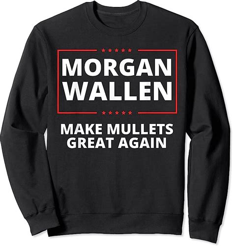 Morgan Wallen Mullets Great Again Music T-Shirt - Tees.Design