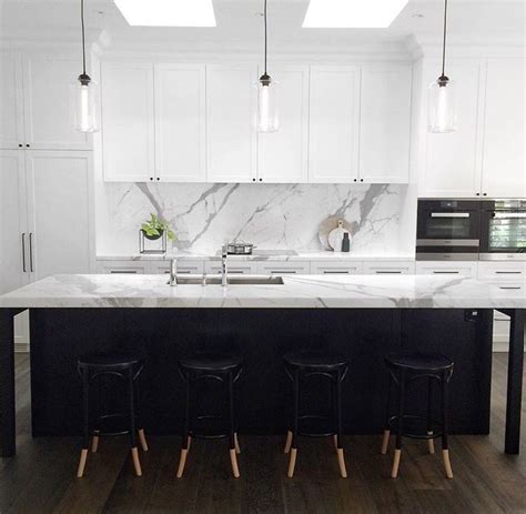 Bar stools | Interior design kitchen, White kitchen design, Kitchen inspirations