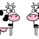 Two Cartoon Cows vector clipart image - Free stock photo - Public Domain photo - CC0 Images