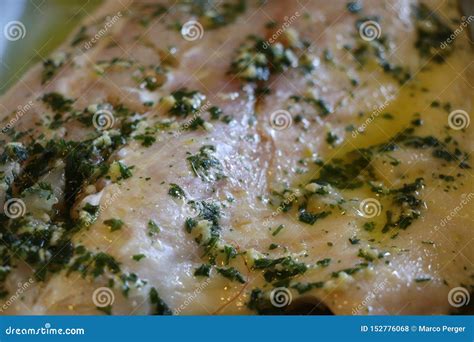 White fish fillet stock photo. Image of parsley, fish - 152776068