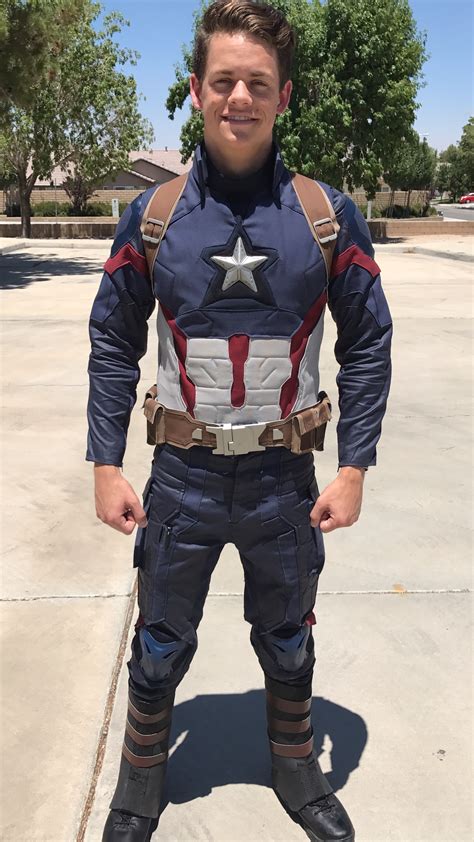 Captain America Avengers Endgame Full Suit (Updated Shoulders Bells ...