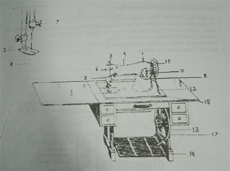 identify the parts of the lockstitch sewing machine - Brainly.ph