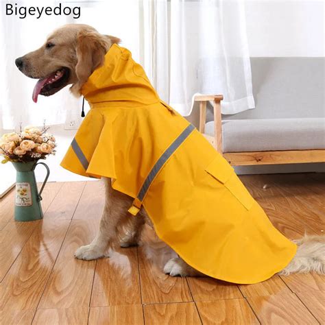 Aliexpress.com : Buy Large Dog Raincoat Hoody Waterproof Clothing Big Dog Clothes Rain Slicker ...