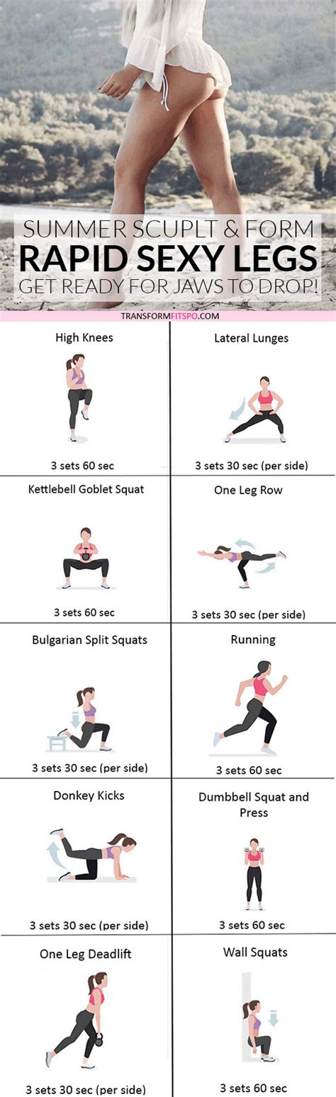 #womensworkout #workout #femalefitness Repin and share if this workout gave you rapid sexy legs ...