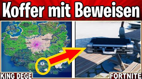 Fortnite: Berge in Misty Meadows einen Koffer mit Beweisen (Fortnite Season 5 Herausforderung ...